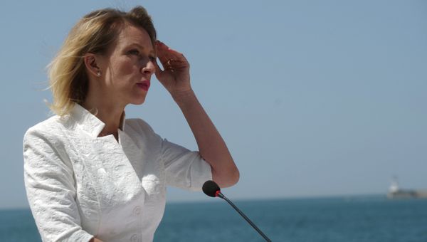 Брифинг официального представителя МИД РФ М.Захаровой в Севастополе
