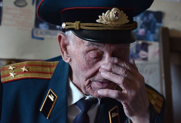 Ветеран Великой Отечественной войны, гвардии полковник Василий Галыгин