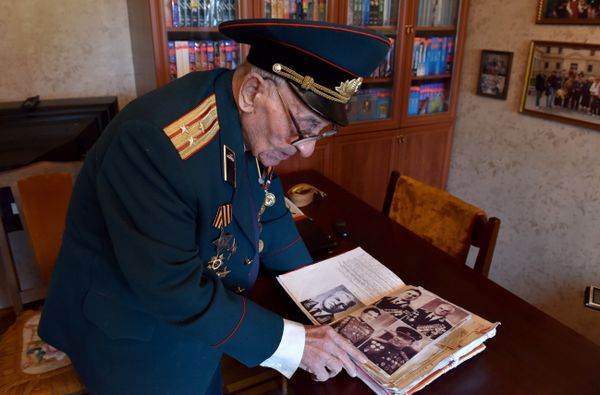 Ветеран Великой Отечественной войны, гвардии полковник Василий Галыгин