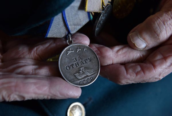 Медаль За отвагу! ветерана Великой Отечественной войны, гвардии полковника Василия Галыгина