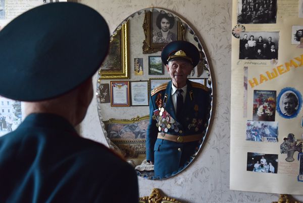 Ветеран Великой Отечественной войны, гвардии полковник Василий Галыгин