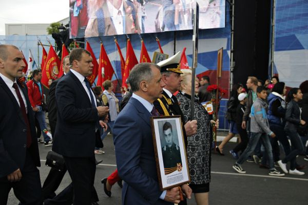  Акция Бессмертный полк в Симферополе