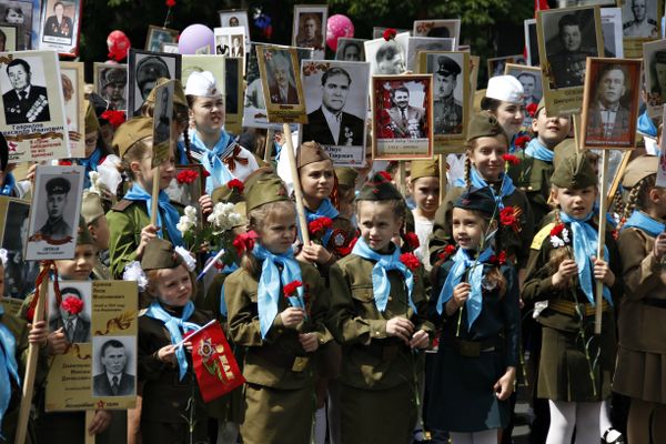 Акция Бессмертный полк в Симферополе Акция Бессмертный полк в Симферополе