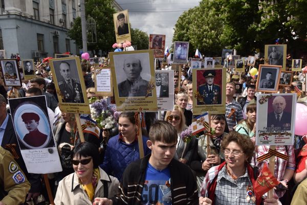  Шествие Бессмертного полка в Симферополе