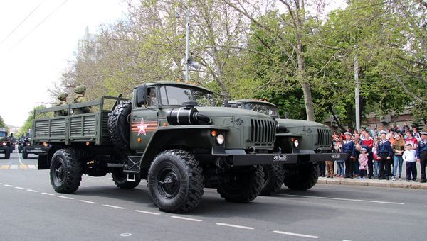 Военный парад в Севастополе