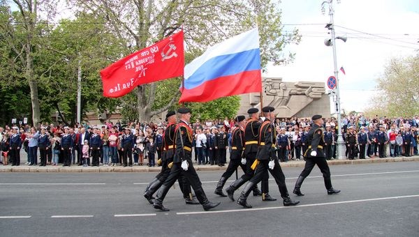 Военный парад в Севастополе