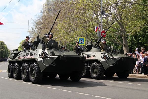 Военный парад в Севастополе Военный парад в Севастополе