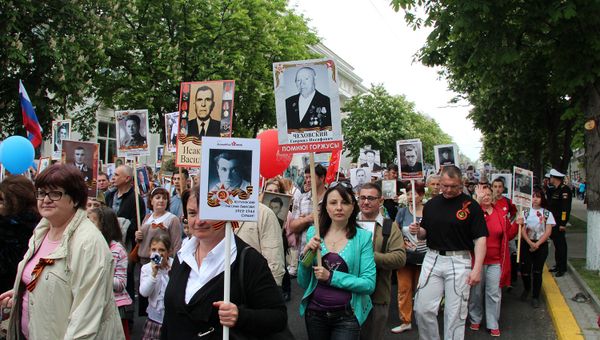 Шествие Бессмертного полка в Севастополе