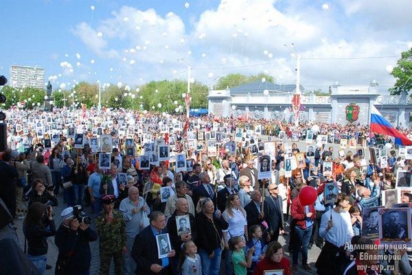  Шествие Бессмертного полка в Евпатории 