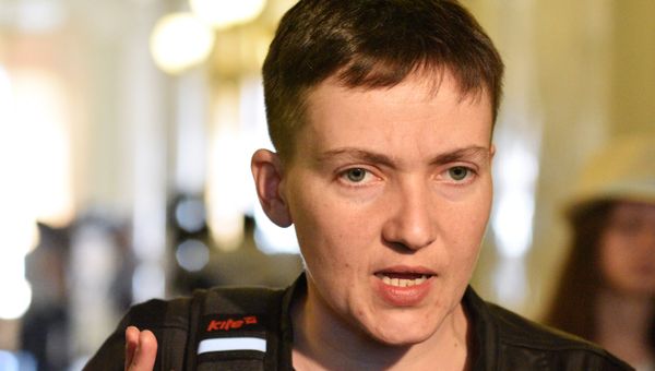 Депутат Верховной рады Украины Надежда Савченко