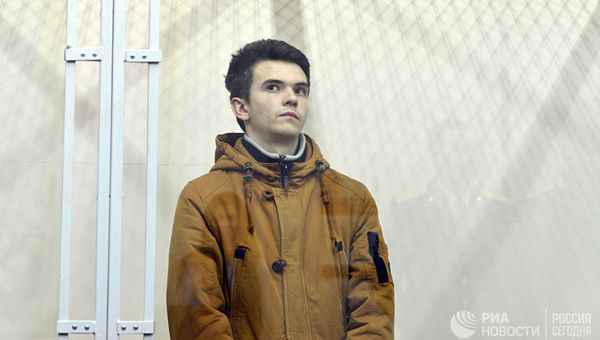 Филипп Будейкин (Лис) в Октябрьском районном суде Санкт-Петербурга. Архивное фото