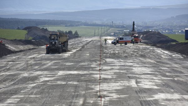 Строительство федеральной трассы Таврида в Крыму