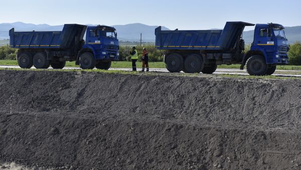 Строительство федеральной трассы Таврида в Крыму