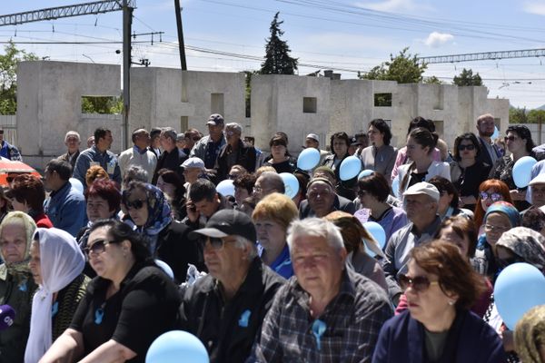 Мероприятия по случаю Дня памяти жертв депортации крымских народов на месте строительства мемориального комплекса жертвам депортации на железнодорожной станции Сирень Бахчисарайского района Мероприятия по случаю Дня памяти жертв депортации крымских народов на месте строительства мемориального комплекса жертвам депортации на железнодорожной станции Сирень Бахчисарайского района