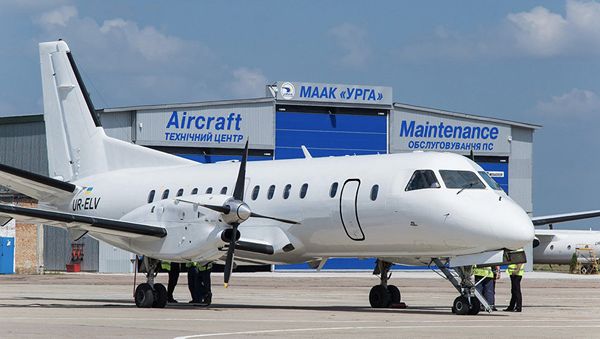 Самолет украинской авиакомпании УРГА. Архивное фото