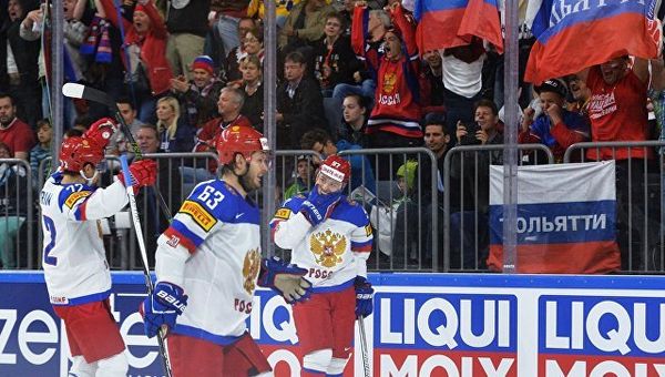 Игроки сборной России по хоккею. Архивное фото
