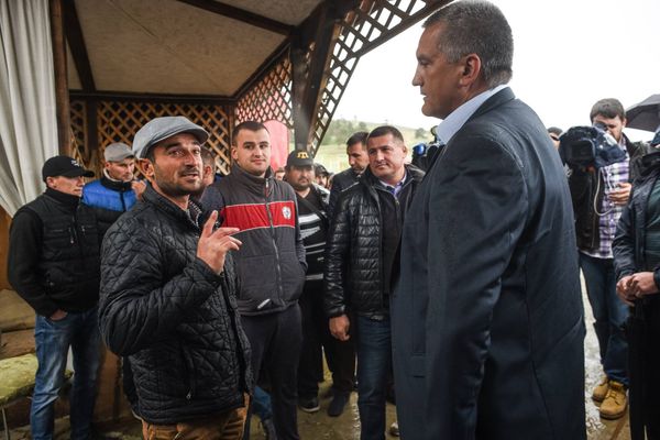  Глава Крыма Сергей Аксенов проинспектировать процесс демонтажа самостроев на плато Ай-Петри