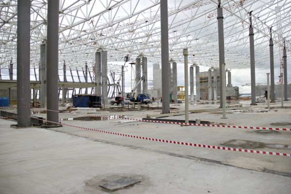 Строительство аэровокзального комплекса в аэропорту Симферополь Строительство аэровокзального комплекса в аэропорту Симферополь