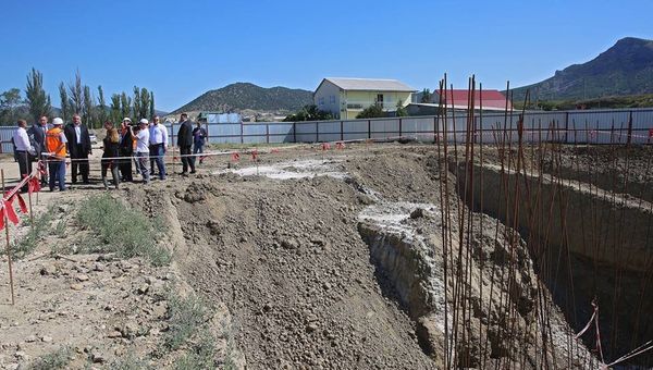 Противоаварийные работы на дороге Судак - Новый Свет