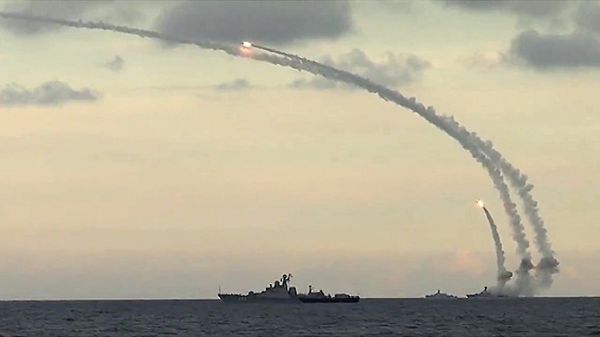 Пуск крылатой ракеты Калибр. Архивное фото