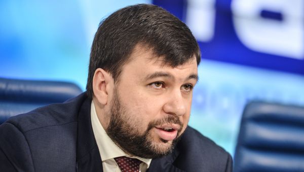 Представитель Донецкой народной республики в контактной группе по урегулированию ситуации на востоке Украины Денис Пушилин