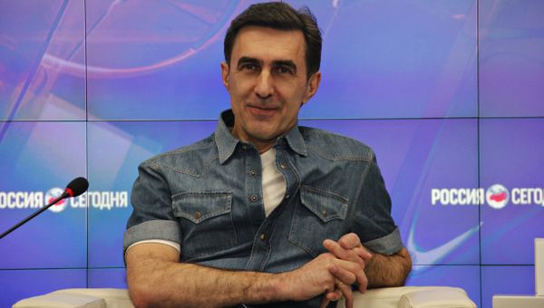 Российский музыкант Вячеслав Бутусов на пресс-конференции в мультимедийном пресс-центре МИА Россия сегодня в Симферополе