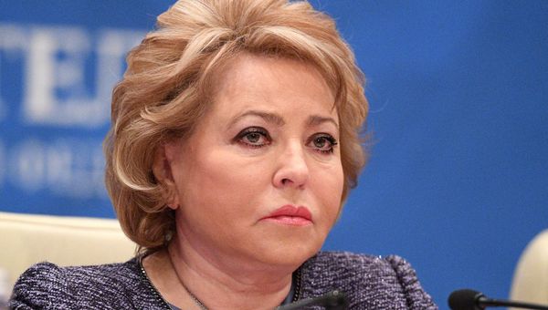 Председатель Совета Федерации РФ Валентина Матвиенко