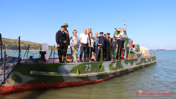 Плавучий музей-бронекатер БК-73 в Керчи