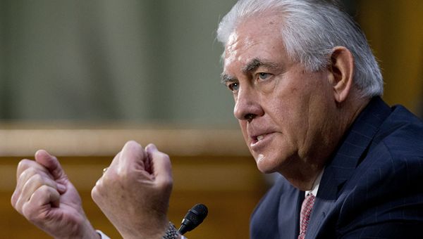 Государственный секретарь США Рекс Тиллерсон. Архивное фото Государственный секретарь США Рекс Тиллерсон. Архивное фото