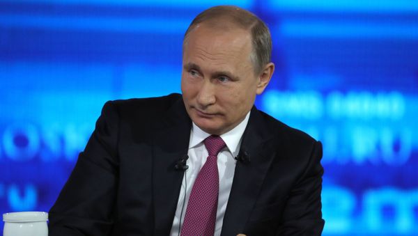 Прямая линия с президентом РФ В. Путиным