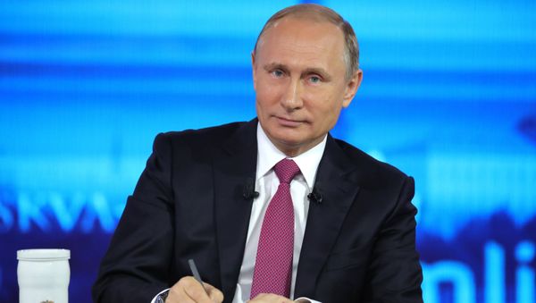 Прямая линия с президентом РФ В. Путиным