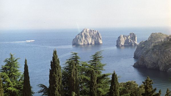 Морской пейзаж в Крыму
