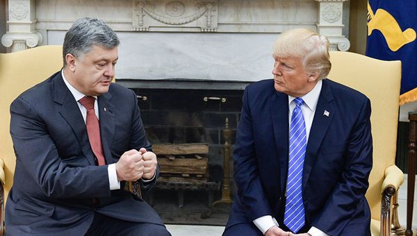 Встреча президента США Дональда Трампа и президента Украины Петра Порошенко в Белом доме Встреча президента США Дональда Трампа и президента Украины Петра Порошенко в Белом доме
