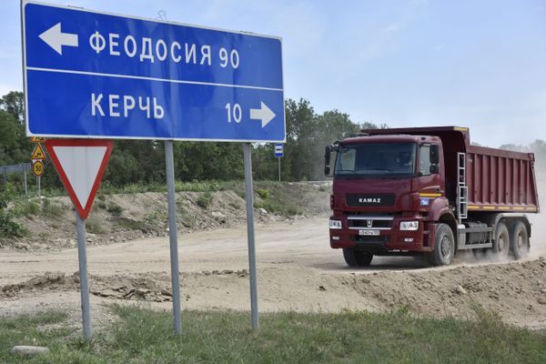 Строительство федеральной трассы Таврида в Крыму Строительство федеральной трассы Таврида в Крыму