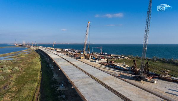 Основные конструктивы автодорожной части Крымского моста  готовы на 70 %
