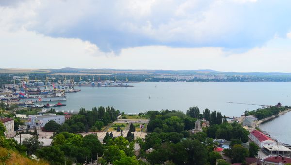 Вид на Керчь