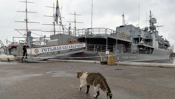 Украинский фрегат Гетман Сагайдачный