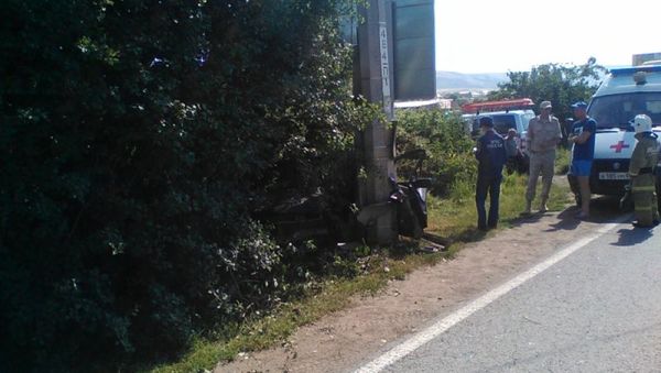 ДТП в районе села доброе Симферопольского района