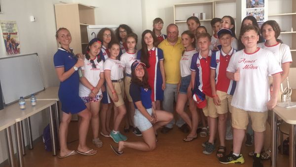 Медиа-кампус в МДЦ Артек, который провел советник МИА Россия сегодня Олег дмитриев