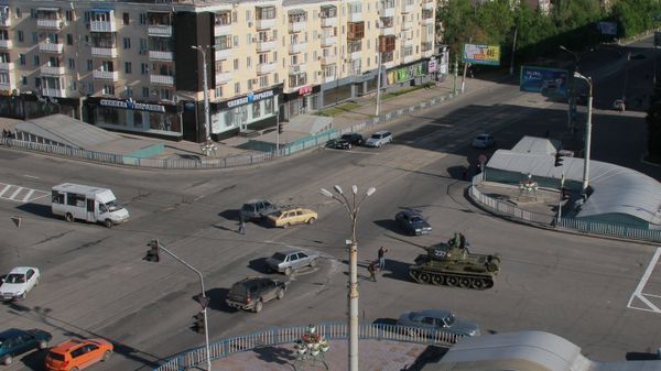 Город Луганск. Архивное фото Город Луганск. Архивное фото