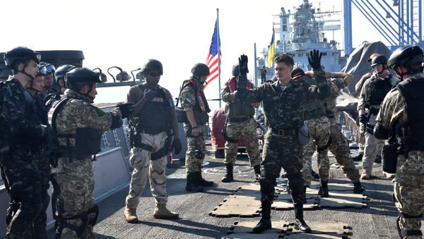 Военнослужащие США на военных учениях Sea Breeze. Архивное фото