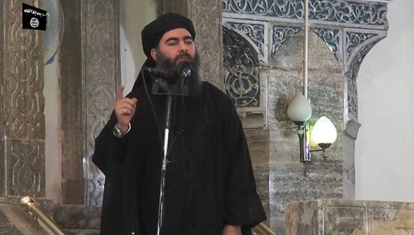 Лидер Исламского государства (ИГ, запрещена в РФ) Абу Бакра аль-Багдади