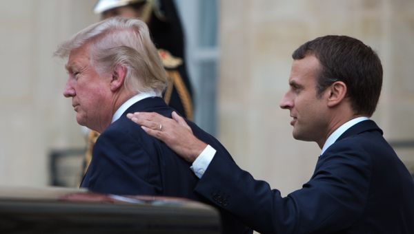 Визит президента США Д. Трампа в Париж