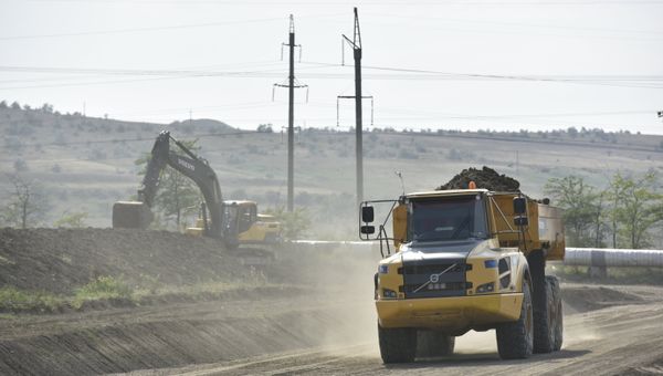 Строительство автоподходов в мосту через Керченский пролив