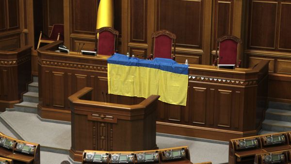 Зал Верховной рады Украины. Архивное фото