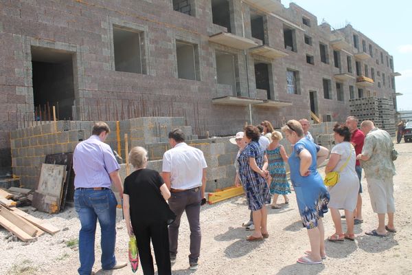Строительство нового дома для жильцов аварийного жилья в поселке Гвардейское Симферопольского района