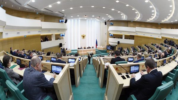 Заседание Совета Федерации РФ