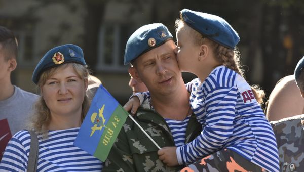 Празднование Дня ВДВ в Симферополе