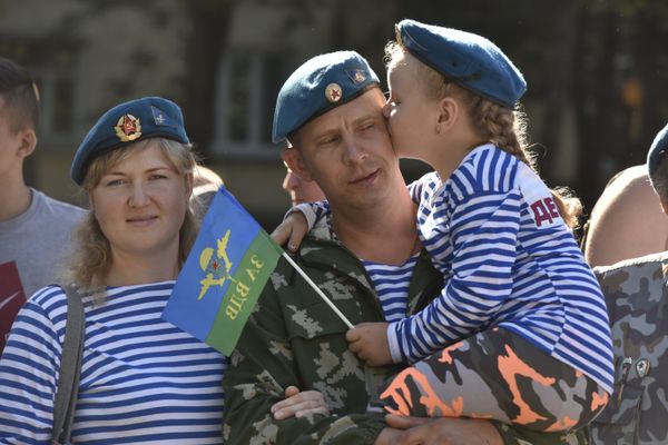 Празднование Дня ВДВ в Симферополе