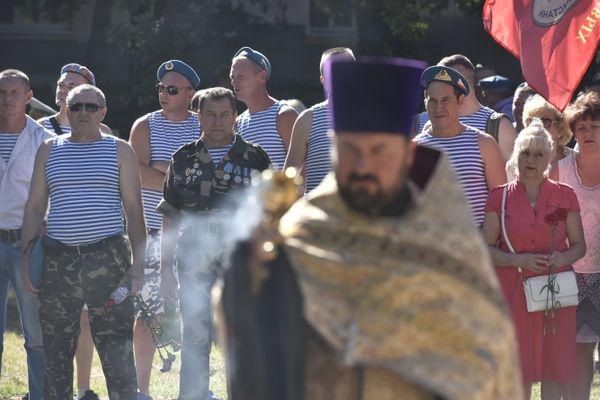 Молебен в честь празднования Дня ВДВ в Симферополе